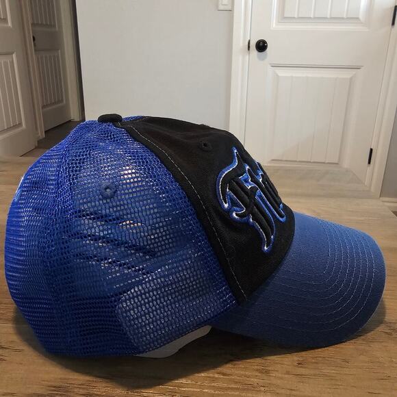 Vintage University of Florida Gators Strapback Hat Cap Blue UF NCAA Spellout Y2K - Picture 5 of 8